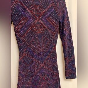 H&M backless glitter dress